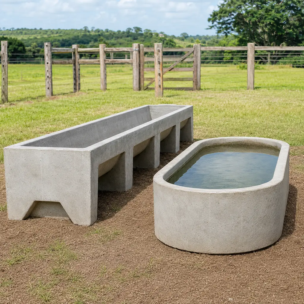 Cochos e Bebedouros de Concreto